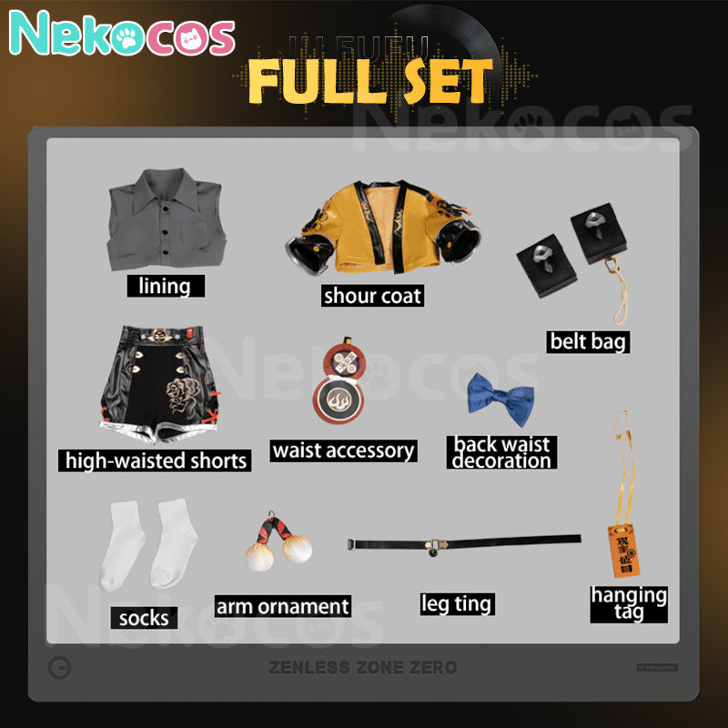 【Nekocos】Game Zenless Zone Zero Cosplay Ju Fufu Cosplay Costume Premium Edition | In Stock