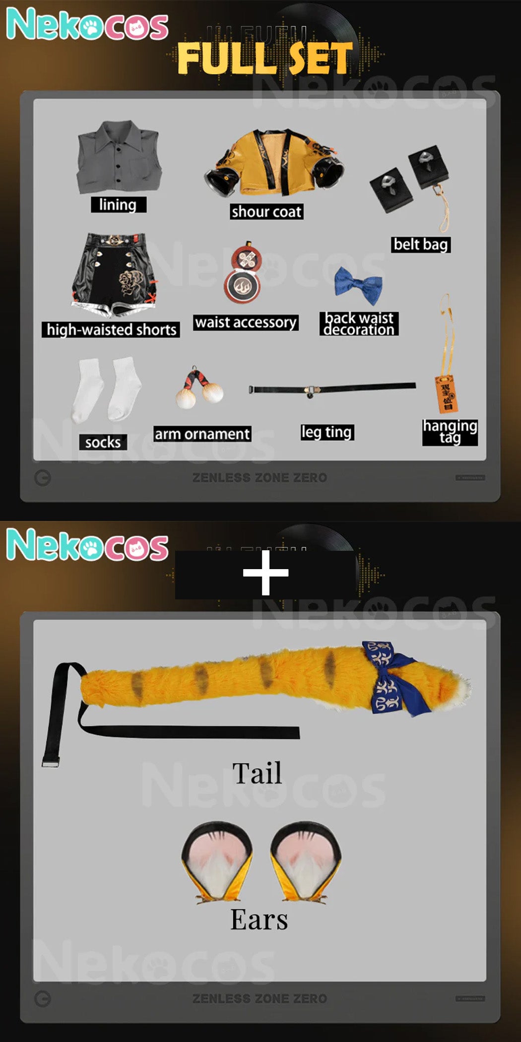 【Nekocos】Game Zenless Zone Zero Cosplay Ju Fufu Cosplay Costume Premium Edition