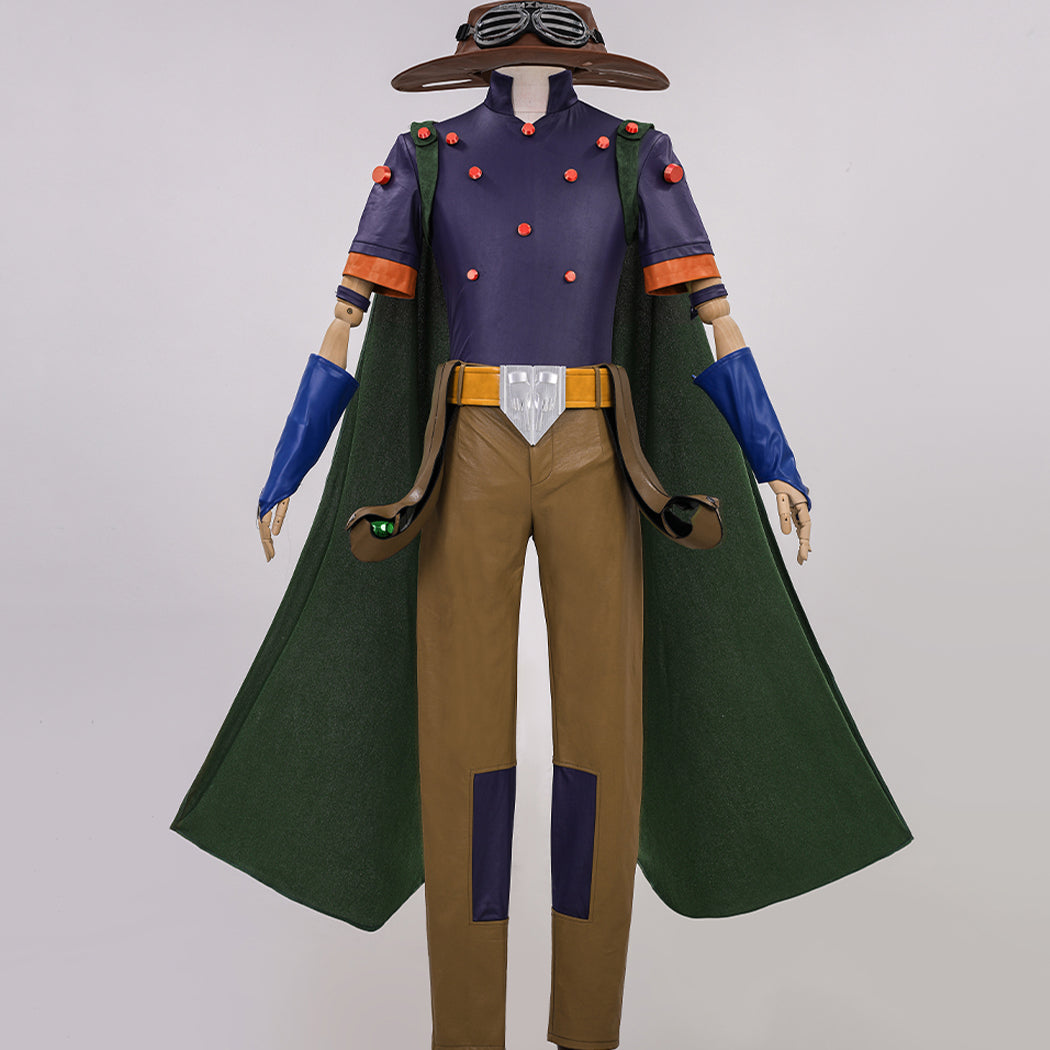 【Nekocos】Anime JoJo's Bizarre Adventure Steel Ball Run Cosplay Gyro Zeppeli Cosplay Costume | Custom-Tailor