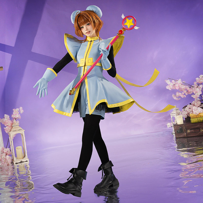 【Nekocos】Anime Cardcaptor Sakura Cosplay Kinomoto Sakura Dating Cosplay Costume Premium Edition | Pre-Sale