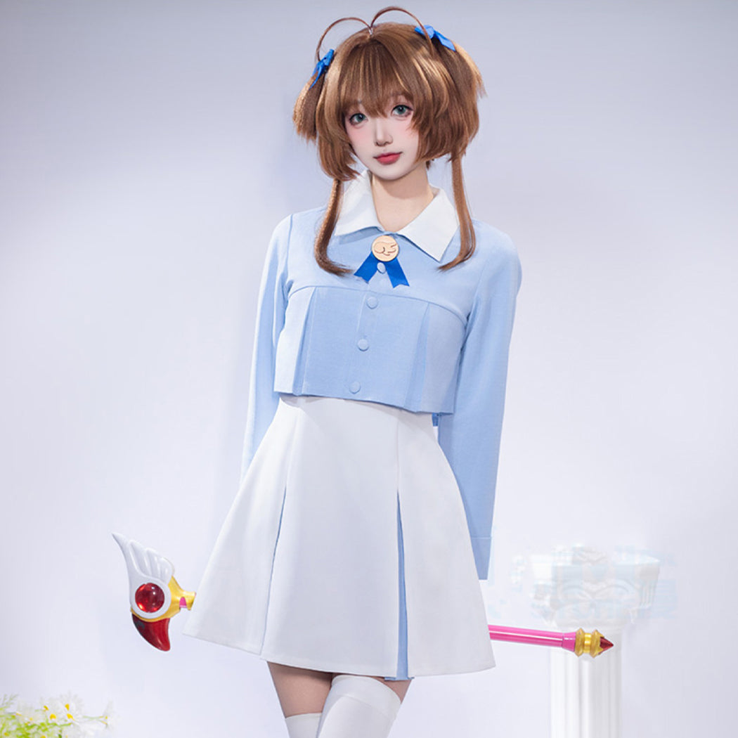【Nekocos】Anime Cardcaptor Sakura Cosplay Sakura Kinomoto Dating Cosplay Costume | In Stock