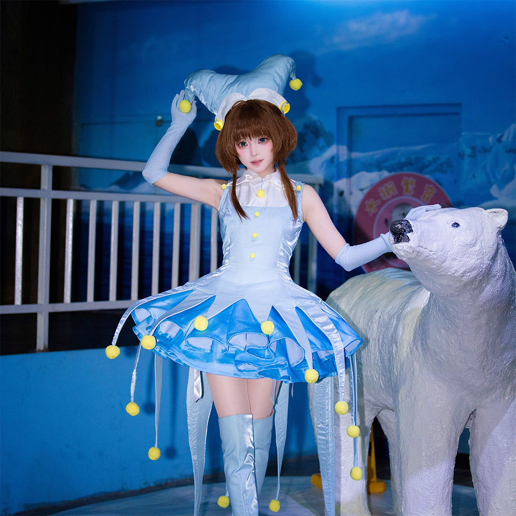 【Nekocos】Anime Cardcaptor Sakura Cosplay Kinomoto Sakura Cosplay Costume | In Stock