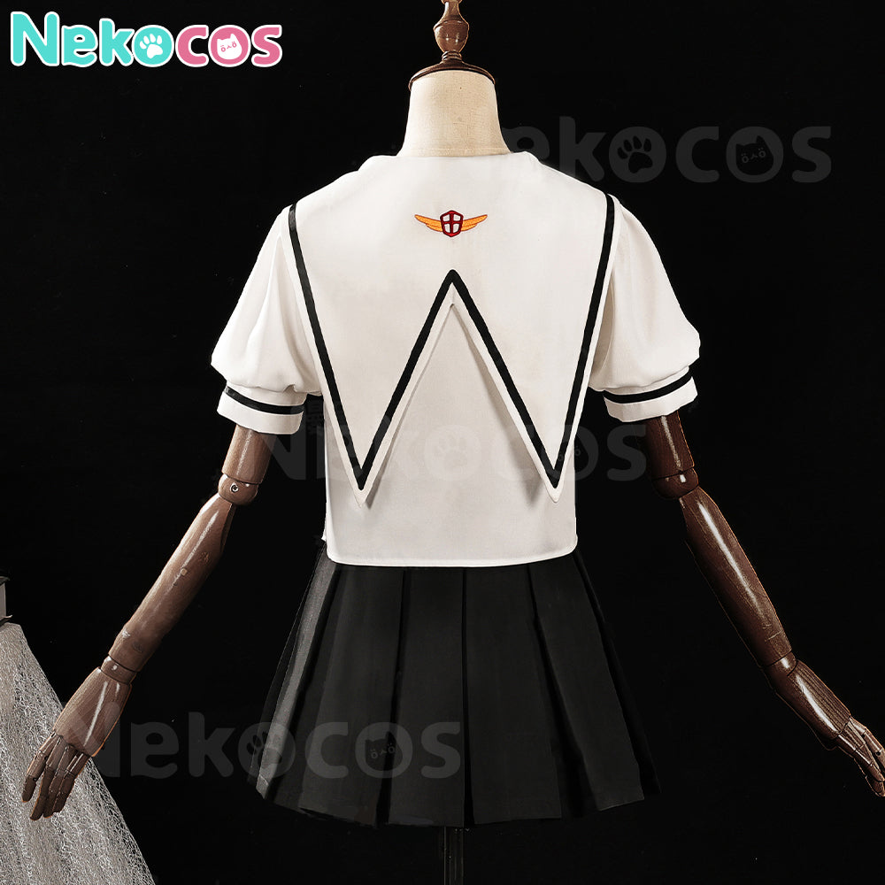 【Nekocos】Anime Cardcaptor Sakura Cosplay Kinomoto Sakura School Uniform Cosplay Costume | In Stock