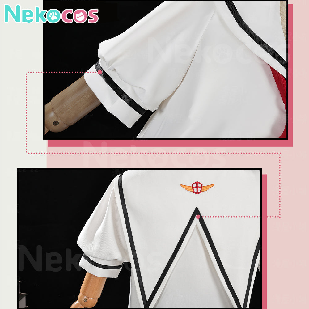 【Nekocos】Anime Cardcaptor Sakura Cosplay Kinomoto Sakura School Uniform Cosplay Costume | In Stock