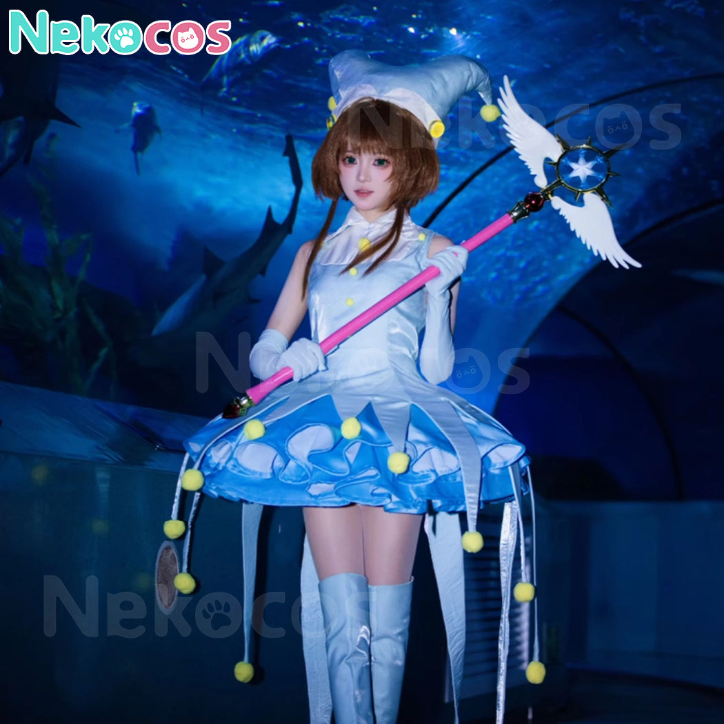 【Nekocos】Anime Cardcaptor Sakura Cosplay Kinomoto Sakura Cosplay Costume | In Stock