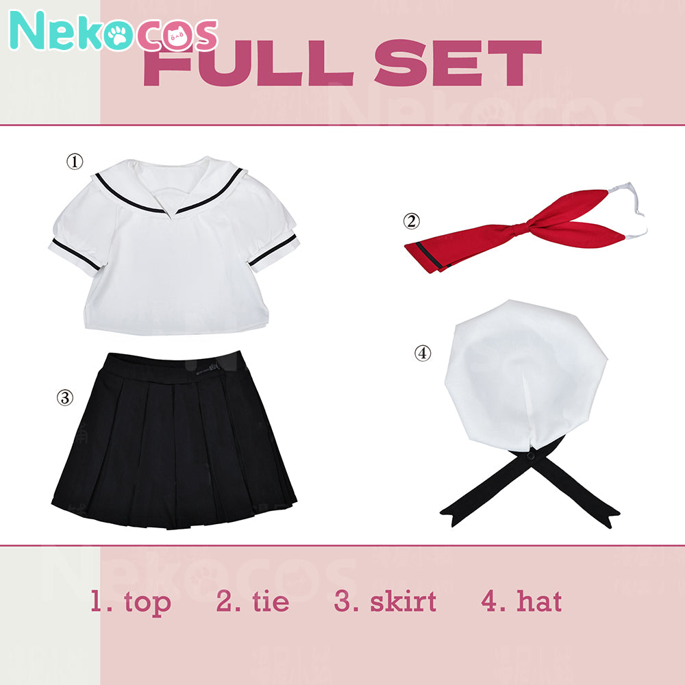 【Nekocos】Anime Cardcaptor Sakura Cosplay Kinomoto Sakura School Uniform Cosplay Costume | In Stock