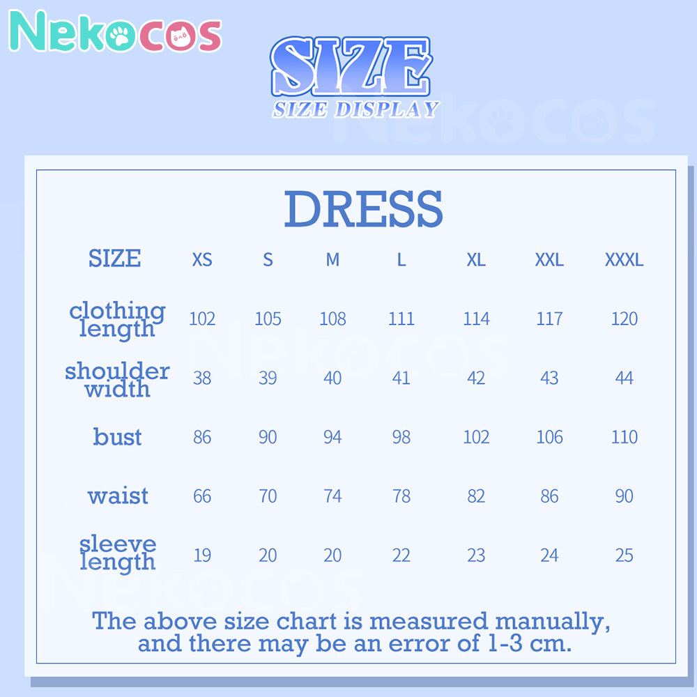 【Nekocos】Anime Cardcaptor Sakura Cosplay Kinomoto Sakura Blue Cosplay Costume | In Stock
