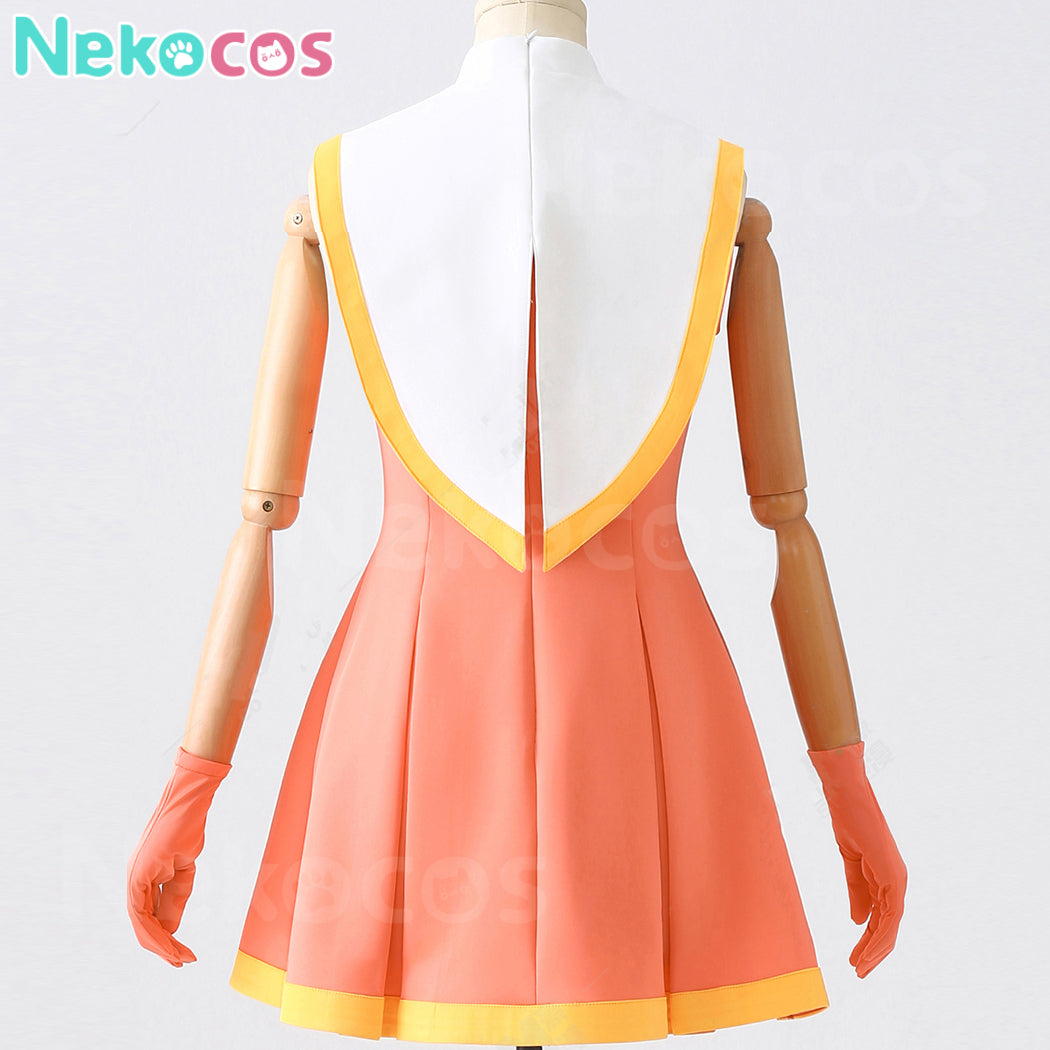 【Nekocos】Anime Cardcaptor Sakura Cosplay Sakura Kinomoto Cheerleading Cosplay Costume | In Stock