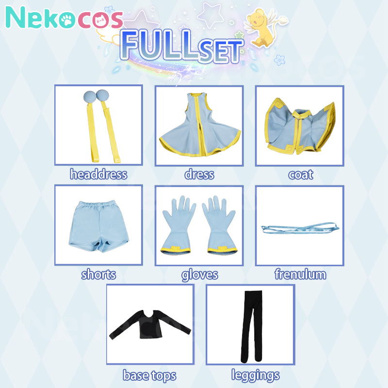 【Nekocos】Anime Cardcaptor Sakura Cosplay Kinomoto Sakura Dating Cosplay Costume Premium Edition