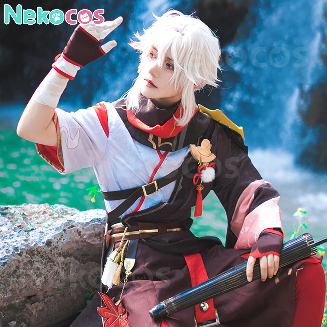 【Nekocos】Game Genshin Impact Cosplay Kaedehara Kazuha Cosplay Costume Premium Edition | In Stock