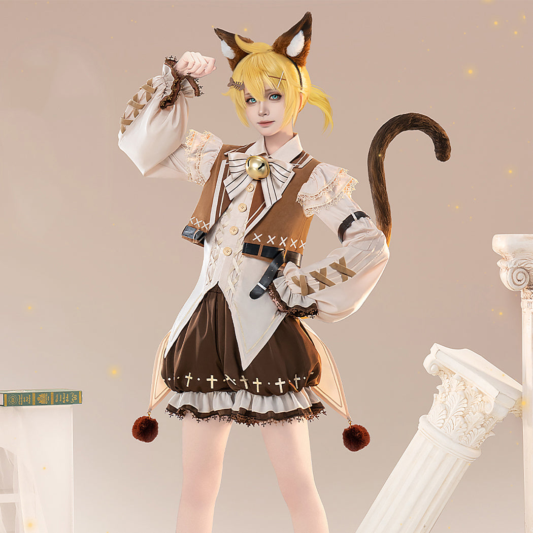 【Nekocos】Vocaloid Kagamine Rin & Len Cosplay Kagamine Len Cosplay Costume | Pre-Sale