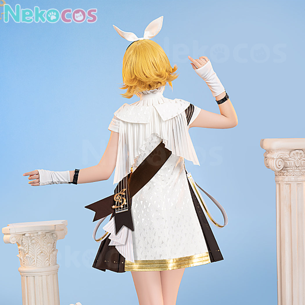 【Nekocos】Vocaloid Hatsune Miku x Kagamine Rin & Len Cosplay Kagamine Rin Cosplay Costume | In Stock