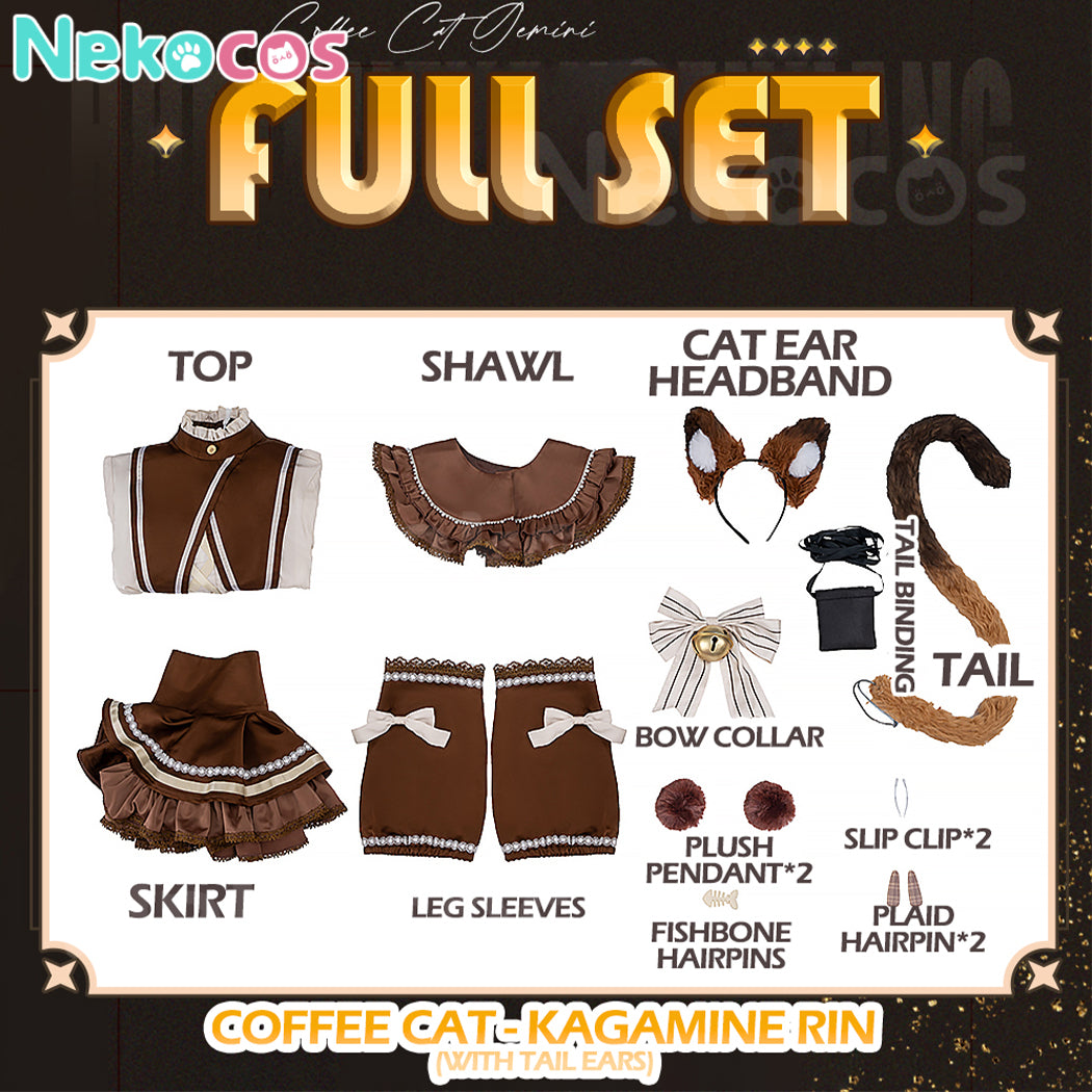 【Nekocos】Vocaloid Kagamine Rin & Len Cosplay Rin & Len Cosplay Costume | Pre-Sale