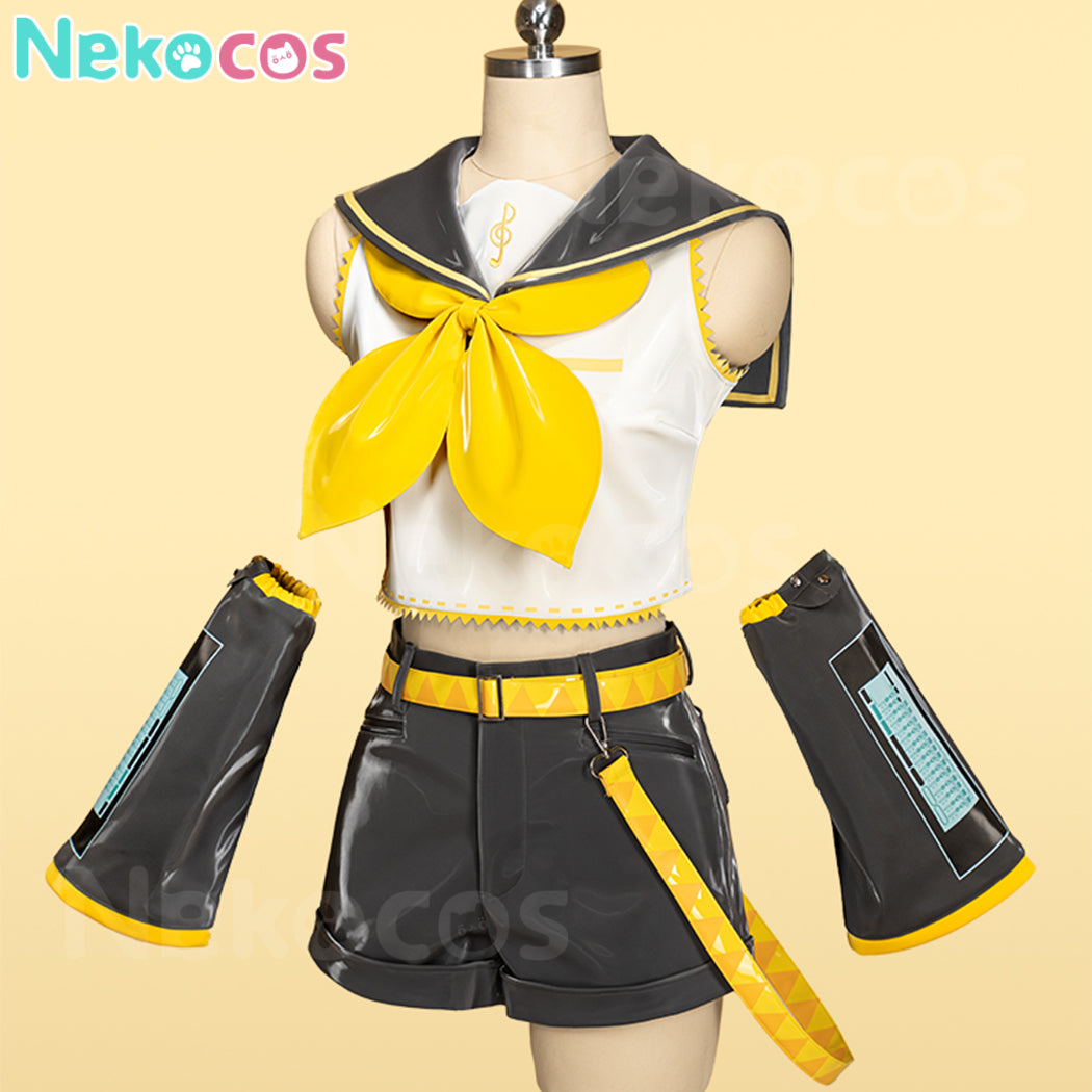 【Nekocos】Vocaloid Hatsune Miku x Kagamine Rin & Len Cosplay Kagamine Rin & Len Cosplay Costume | In Stock