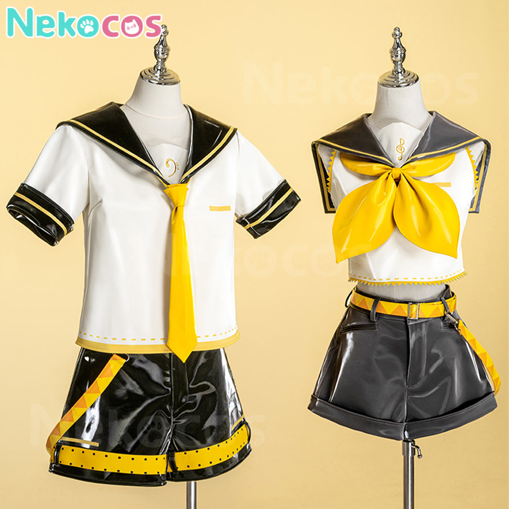 【Nekocos】Vocaloid Hatsune Miku x Kagamine Rin & Len Cosplay Kagamine Rin & Len Cosplay Costume | In Stock