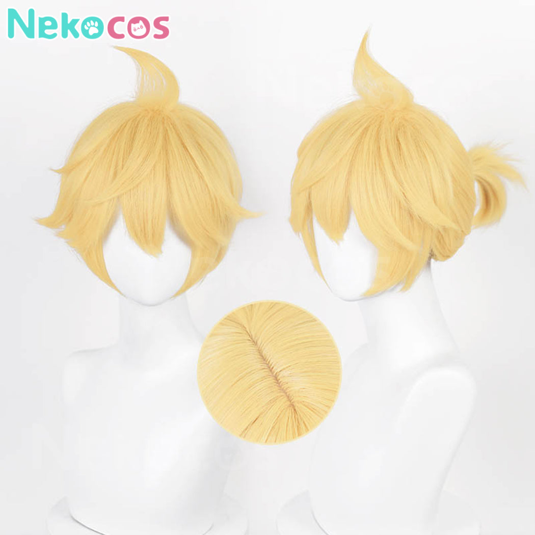 【Nekocos】Vocaloid Kagamine Rin & Len Cosplay Kagamine Rin_Len Cosplay Wig | In Stock