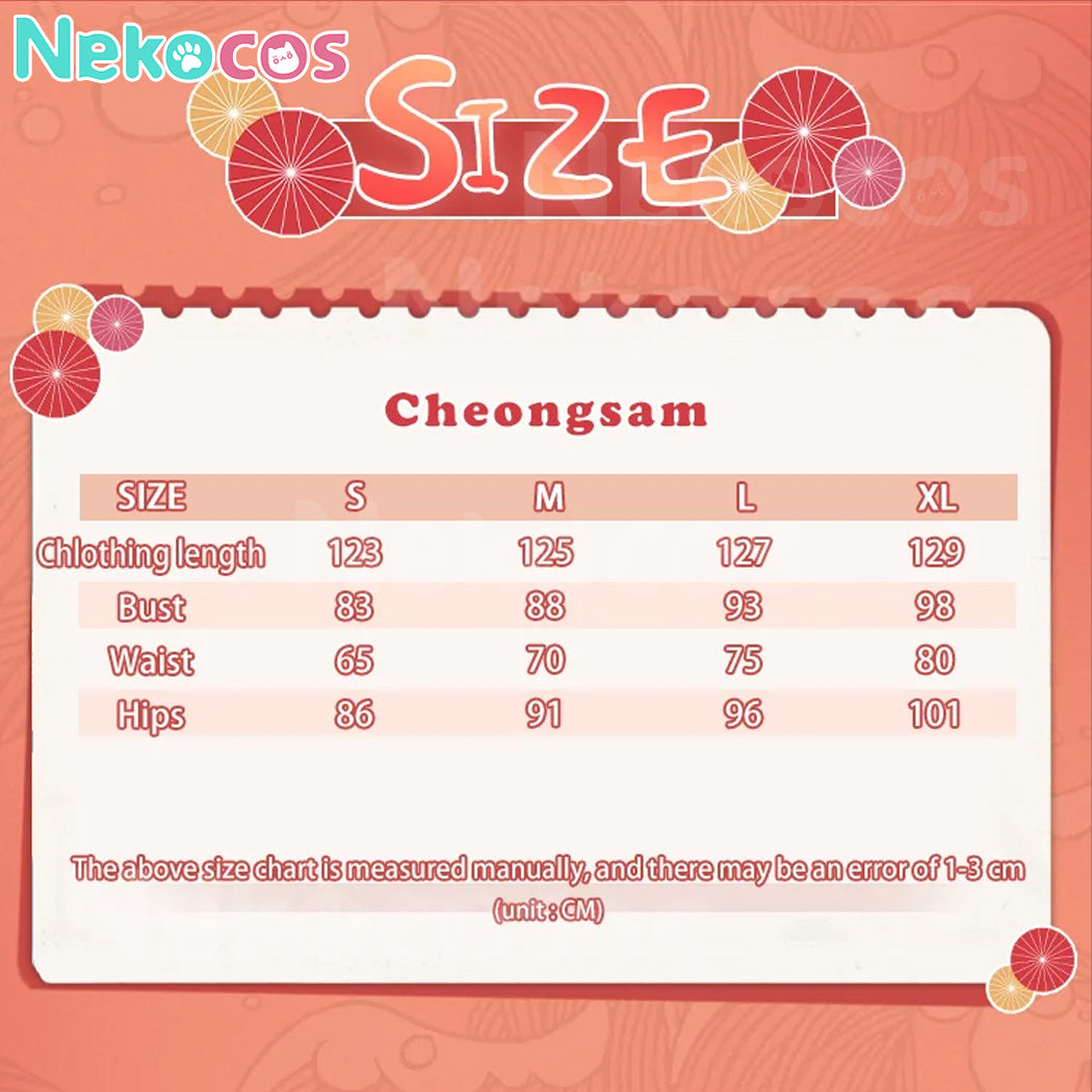 【Nekocos】Anime Gintama Cosplay Kagura Cheongsam Cosplay Costume | In Stock