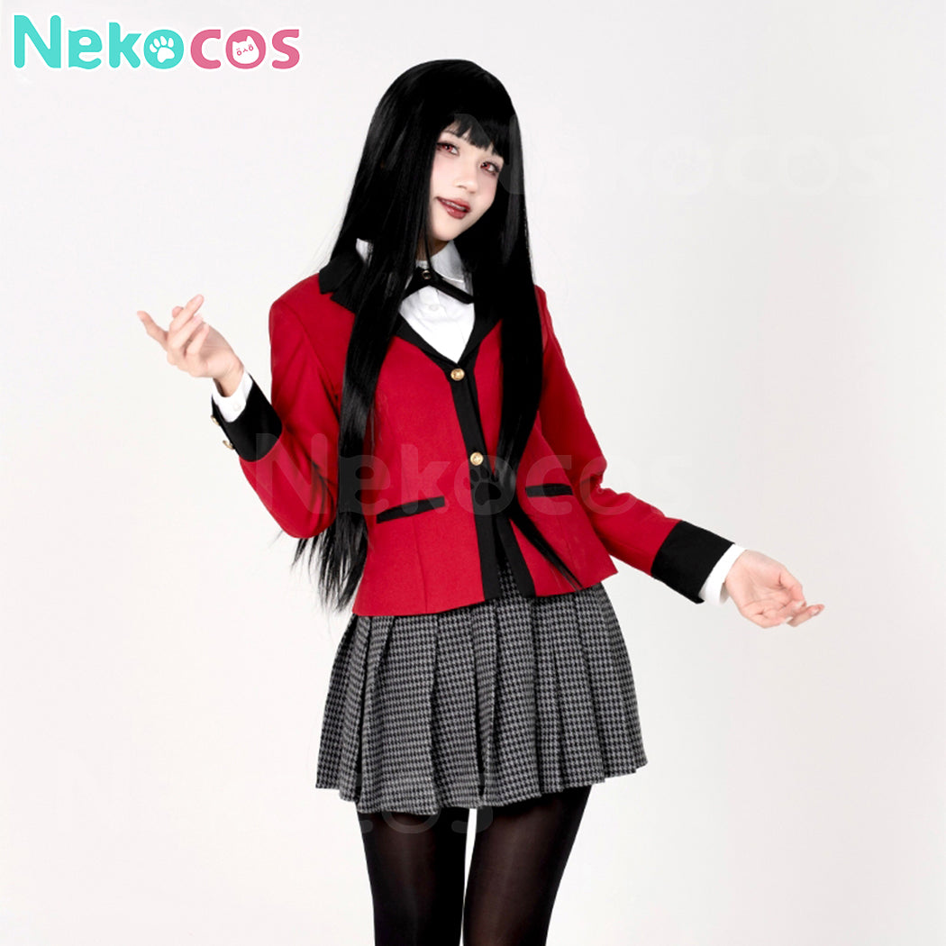 【Nekocos】Anime Kakegurui Cosplay Yumeko Jabami Cosplay Costume Premium Edition | Custom-Tailor