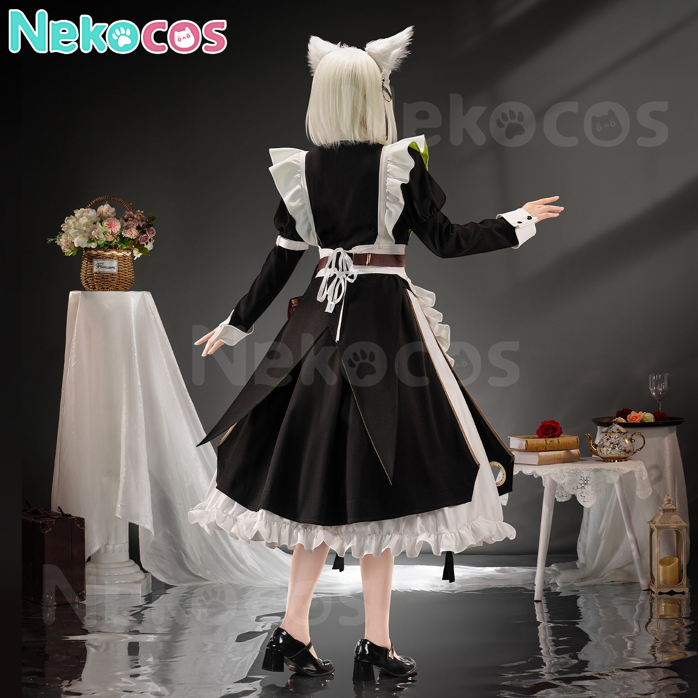 【Nekocos】Game Arknights Cosplay Kal'tsit Cosplay Costume Premium Edition | Custom-Tailor