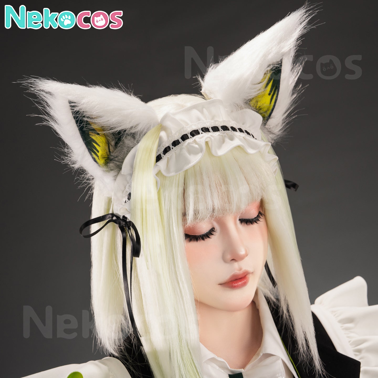 【Nekocos】Game Arknights Cosplay Kal'tsit Cosplay Costume Premium Edition | Custom-Tailor