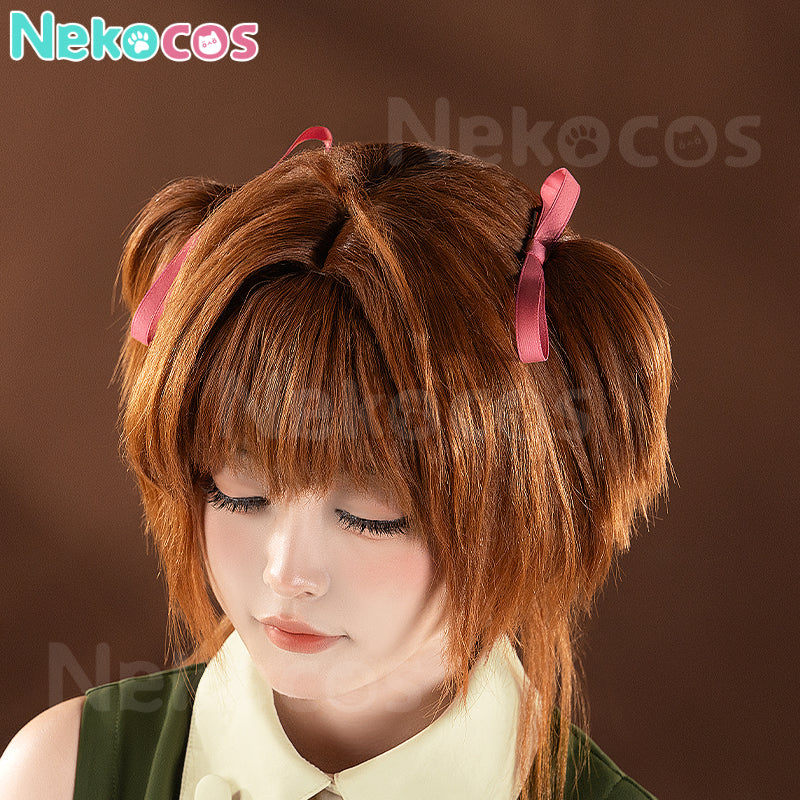 【Nekocos】Anime Cardcaptor Sakura Cosplay Kinomoto Sakura Hong Kong Trip Cosplay Costume Premium Edition | In Stock