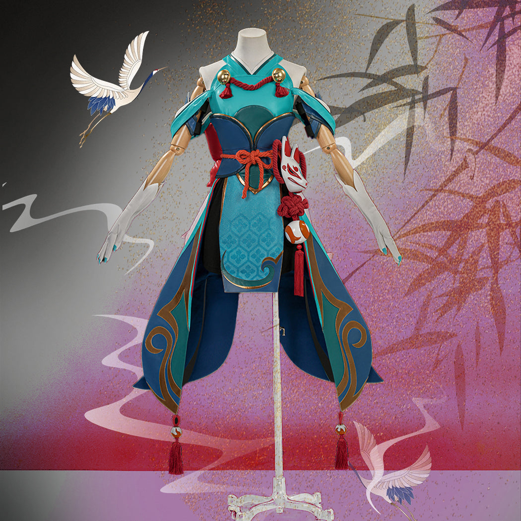 【Nekocos】Game Overwatch Cosplay Inari Fox Kiriko Cosplay Costume | Custom-Tailor