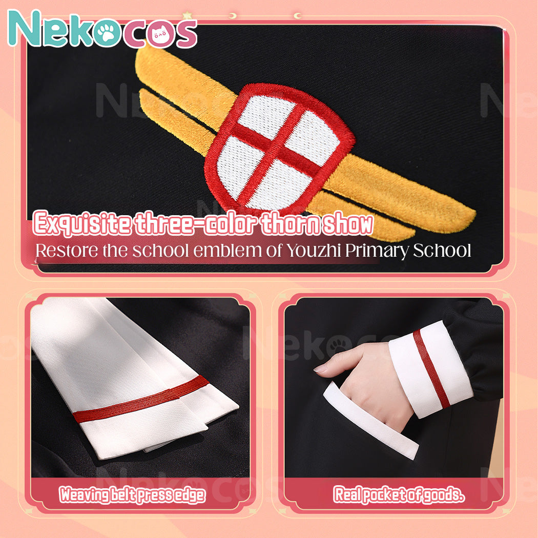 【Nekocos】Anime Cardcaptor Sakura Cosplay Syaoran Li School Uniform Cosplay Costume | Custom-Tailor