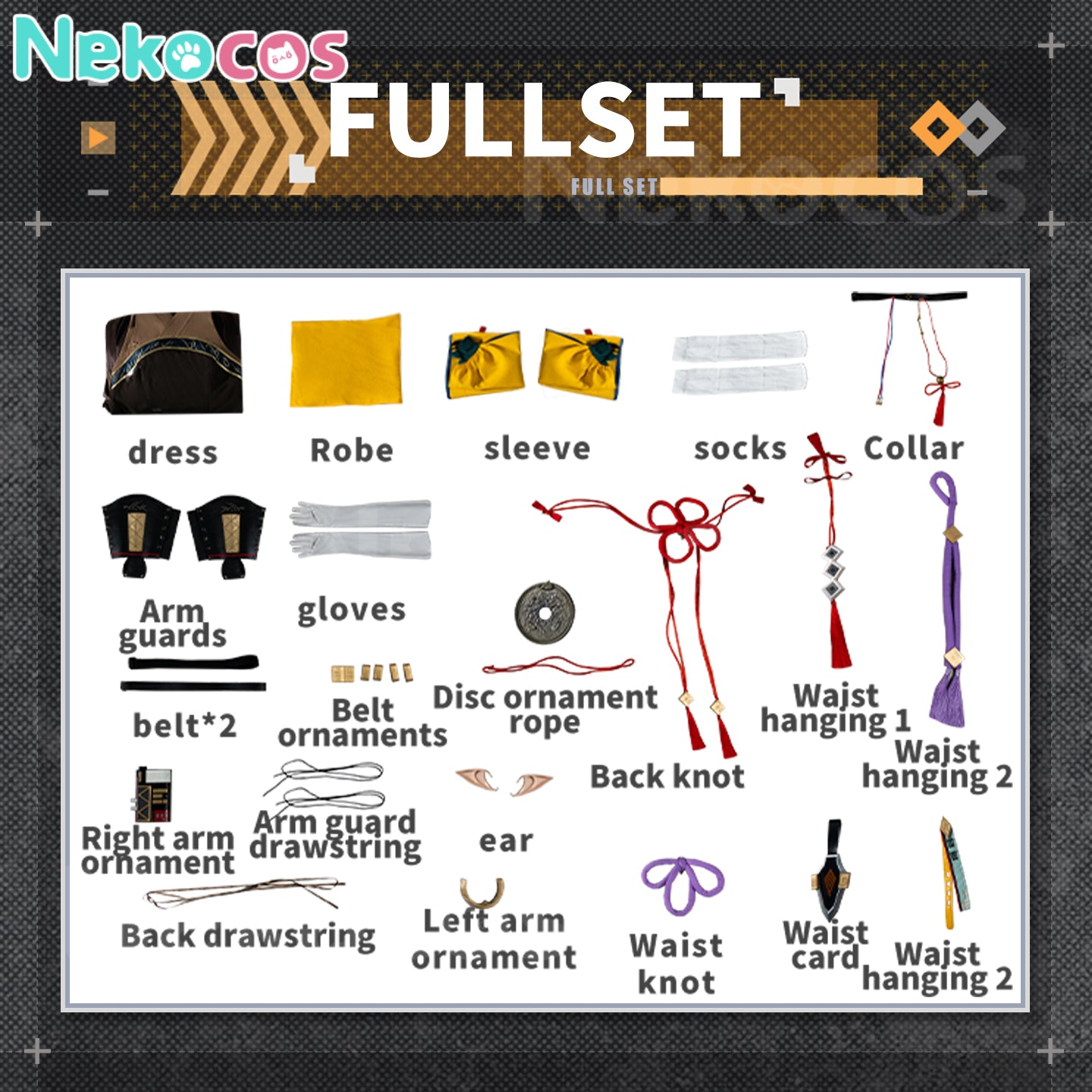 【Nekocos】Game Arknights Cosplay Leizi Cosplay Costume Premium Edition | Pre-Sale