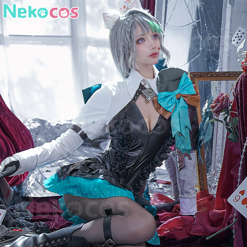 【Nekocos】Game Genshin Impact Cosplay Lynette Cosplay Costume Premium Edition | In Stock