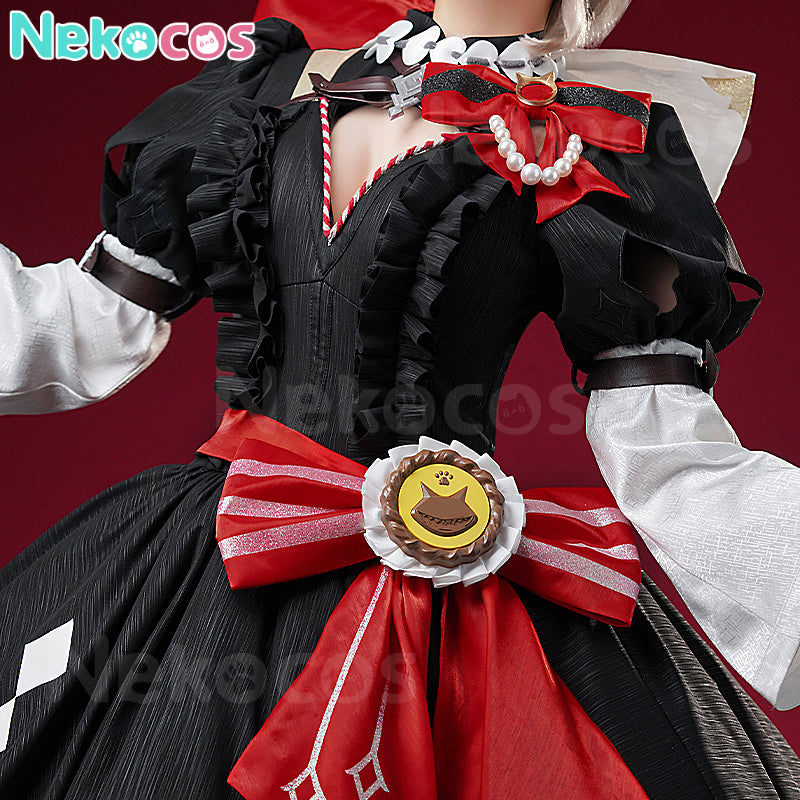 【Nekocos】Game Genshin Impact Cosplay Lynette x KFC Cosplay Costume Premium Edition | In Stock