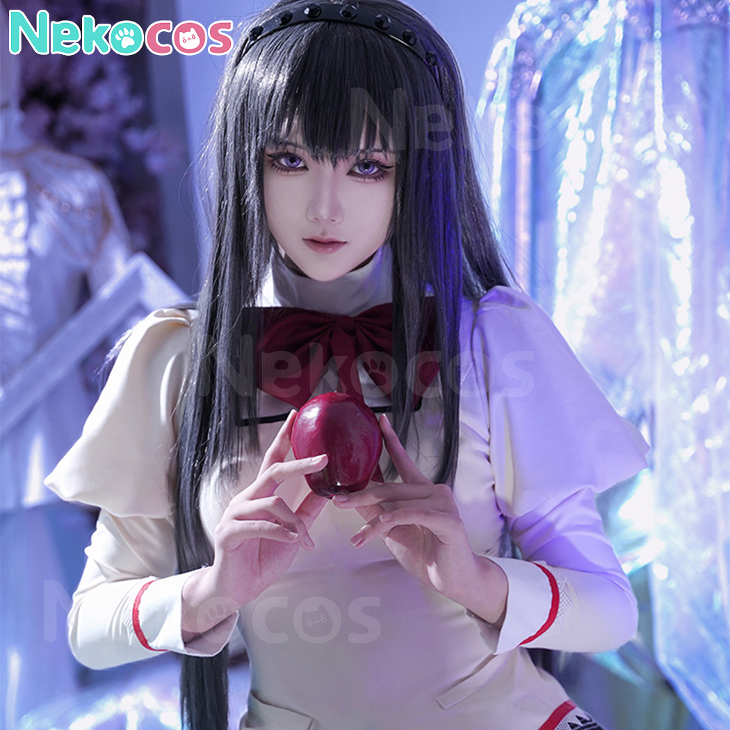 【Nekocos】Anime Puella Magi Madoka Magica Cosplay Madoka Kaname&Homura Akemi School Uniform Cosplay Costume | In Stock