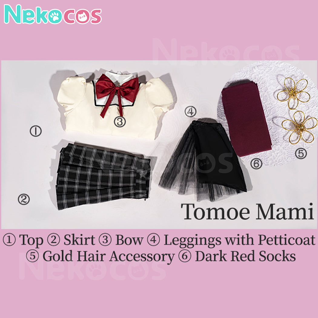 【Nekocos】Anime Puella Magi Madoka Magica Cosplay Madoka Kaname&Homura Akemi School Uniform Cosplay Costume | In Stock