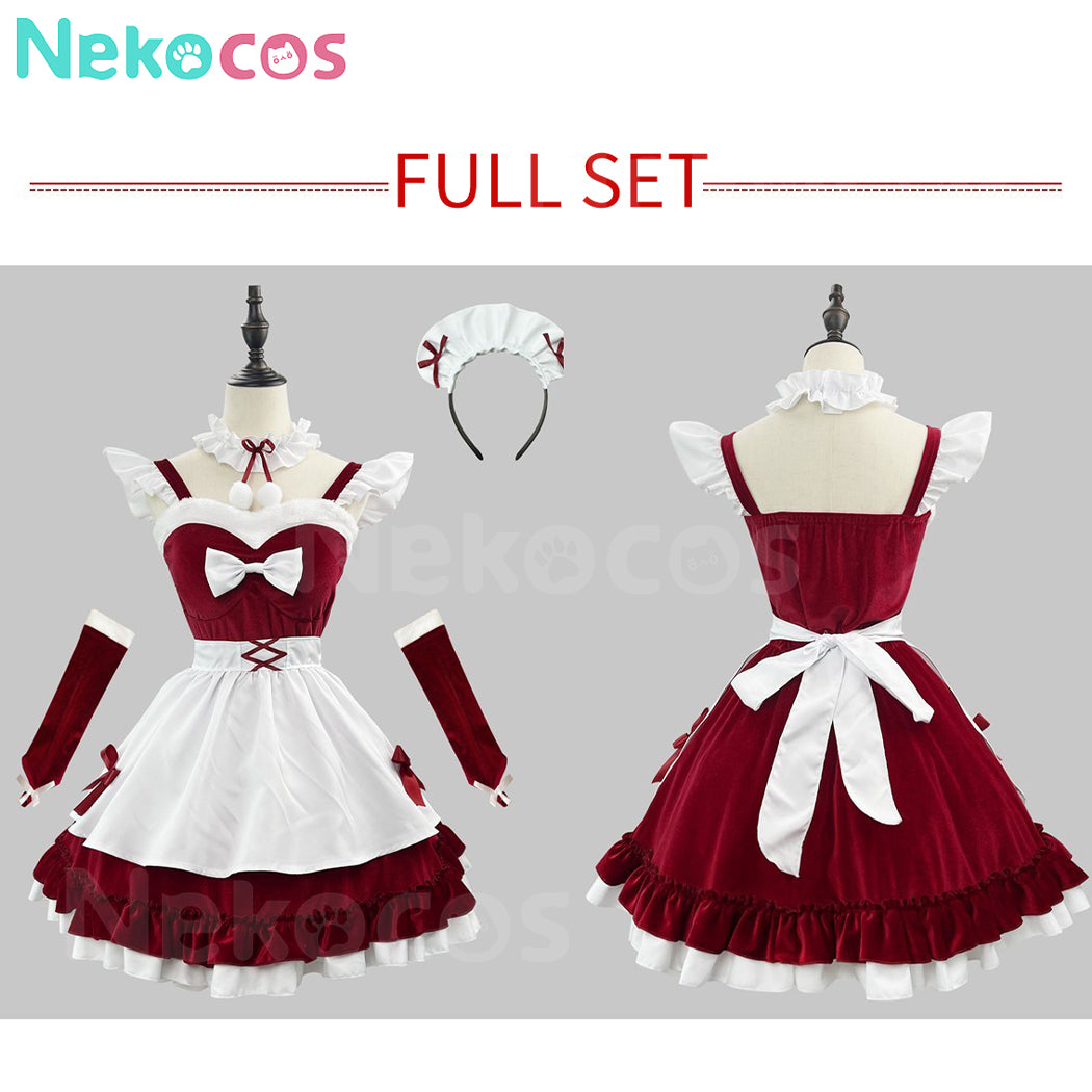 【Nekocos】Game Love Duction! The Guide for Galactic Lovers Cosplay Maid outfit Cosplay Costume | In Stock
