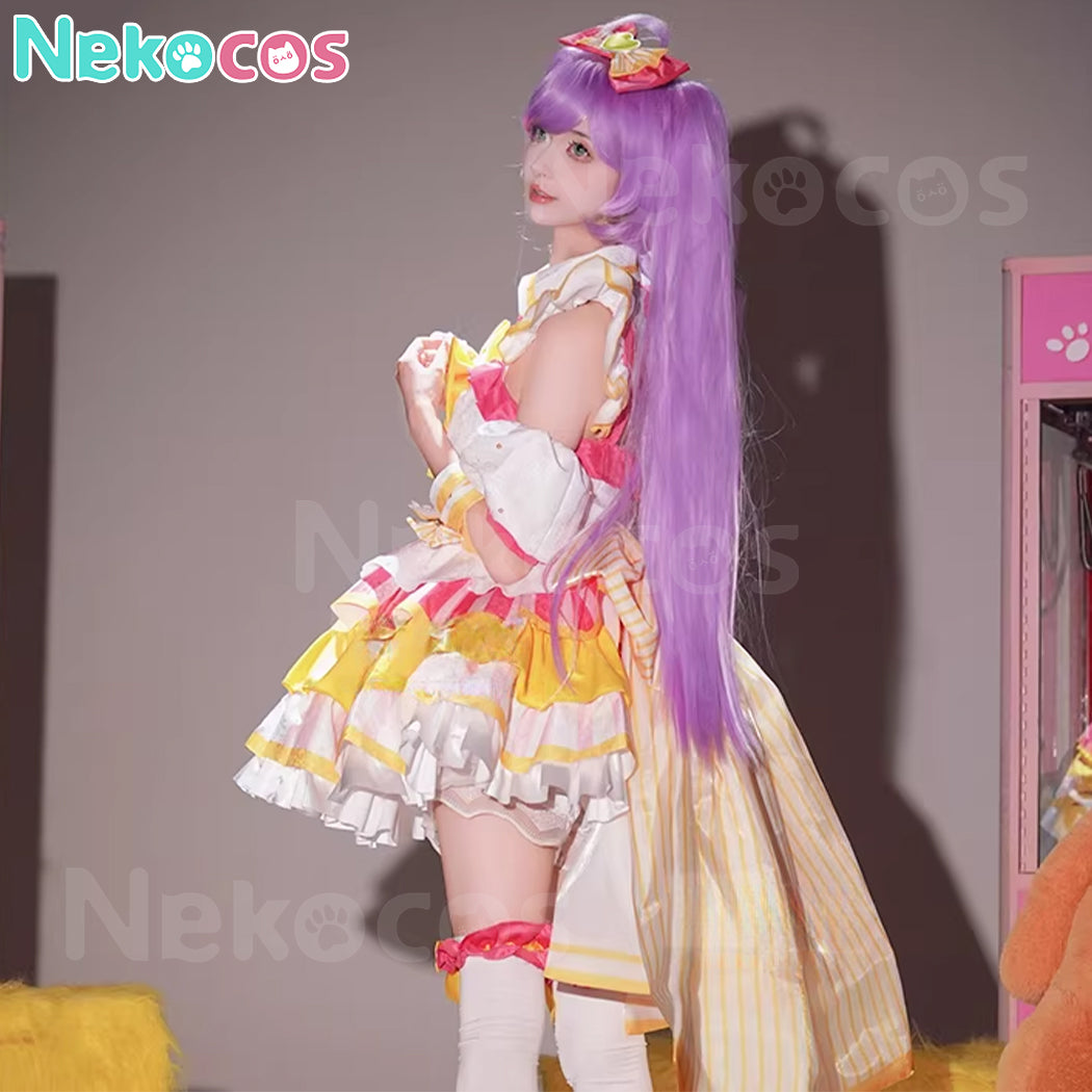 【Nekocos】Game PriPara Cosplay Laala Manaka Cosplay Costume | In Stock