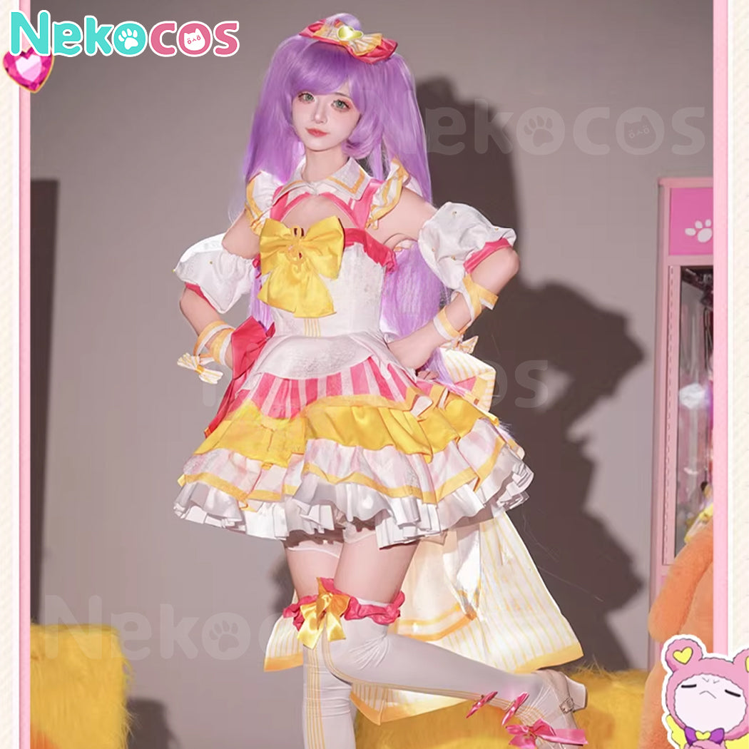 【Nekocos】Game PriPara Cosplay Laala Manaka Cosplay Costume | In Stock