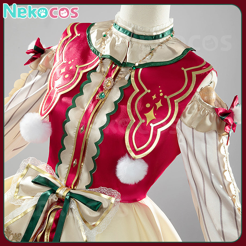 【Nekocos】Game Uma Musume Pretty Derby Cosplay Mejiro Bright Christmas Cosplay Costume | Custom-Tailor