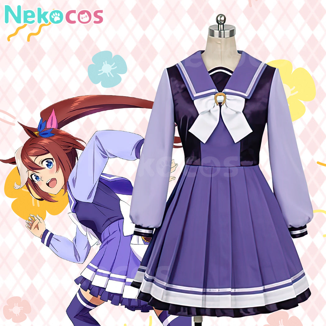 【Nekocos】Game Uma Musume Pretty Derby Cosplay Mejiro McQueen Cosplay Costume | Custom-Tailor