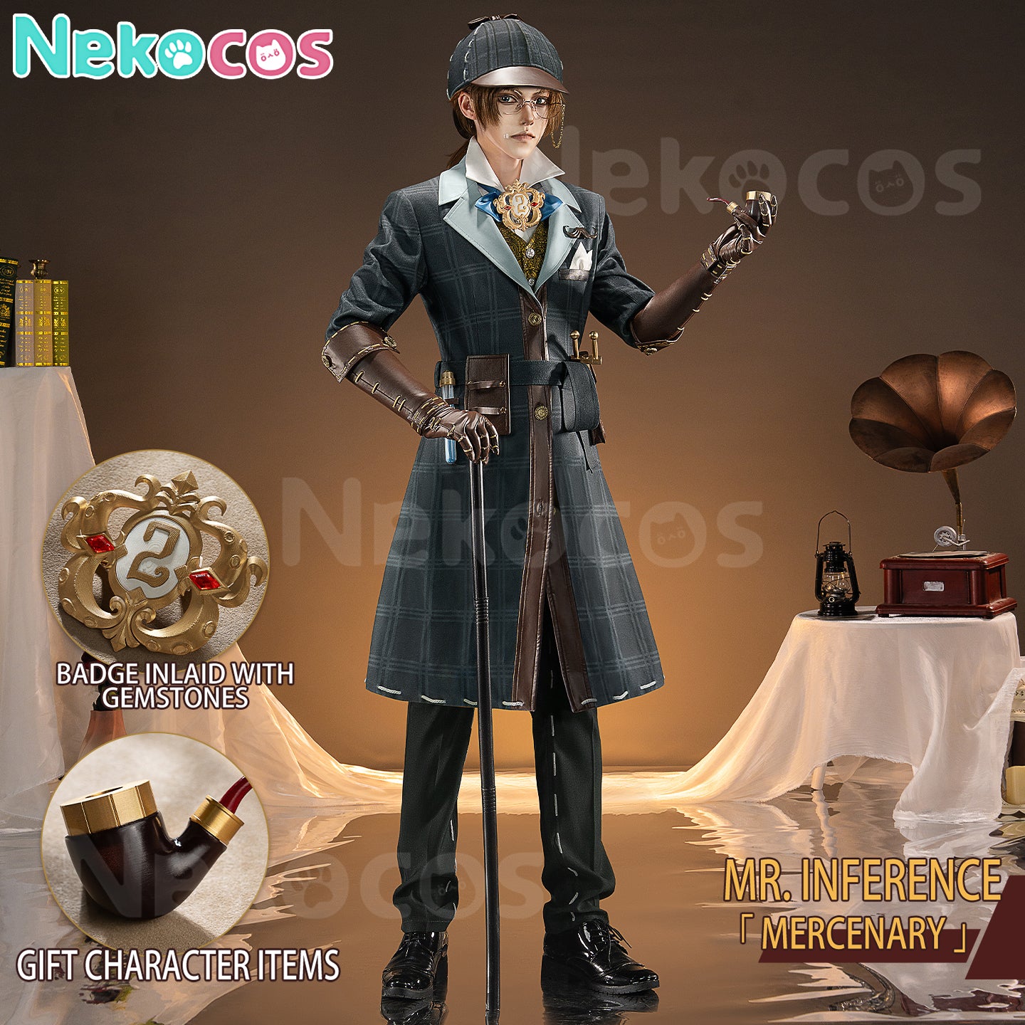 【Nekocos】Game Identity V Cosplay Mr. Inference Cosplay Costume Premium Edition | Custom-Tailor