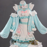 【Nekocos】Vocaloid Hatsune Miku Cosplay Hatsune Miku and Sanrio Collaboration Cosplay Costume Premium Edition | Custom-Tailor