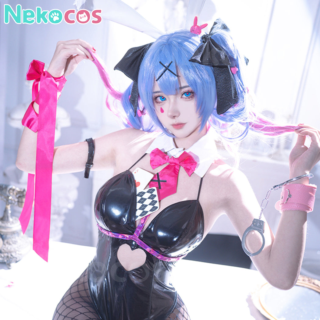【Nekocos】Vocaloid Hatsune Miku Cosplay Miku Bunny Girl Cosplay Costume | In Stock
