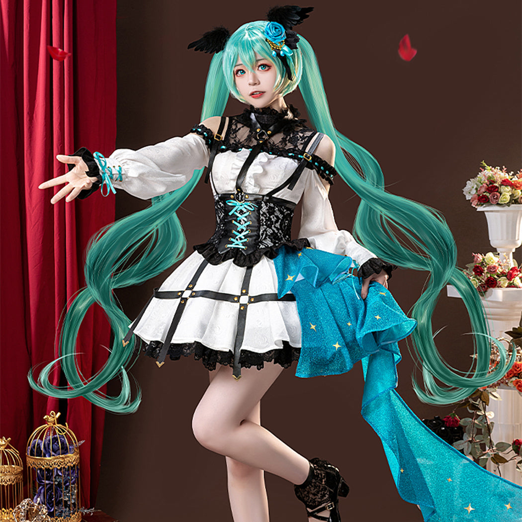 【Nekocos】Vocaloid Hatsune Miku Cosplay Hatsune Red Panda Cosplay Costume | In Stock
