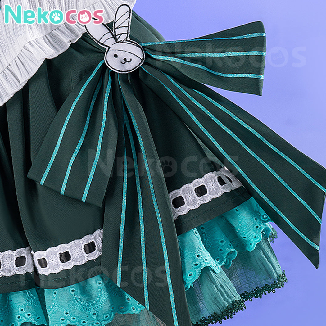 【Nekocos】Vocaloid Hatsune Miku Cosplay Hatsune Miku Gothic Cosplay Costume | In Stock