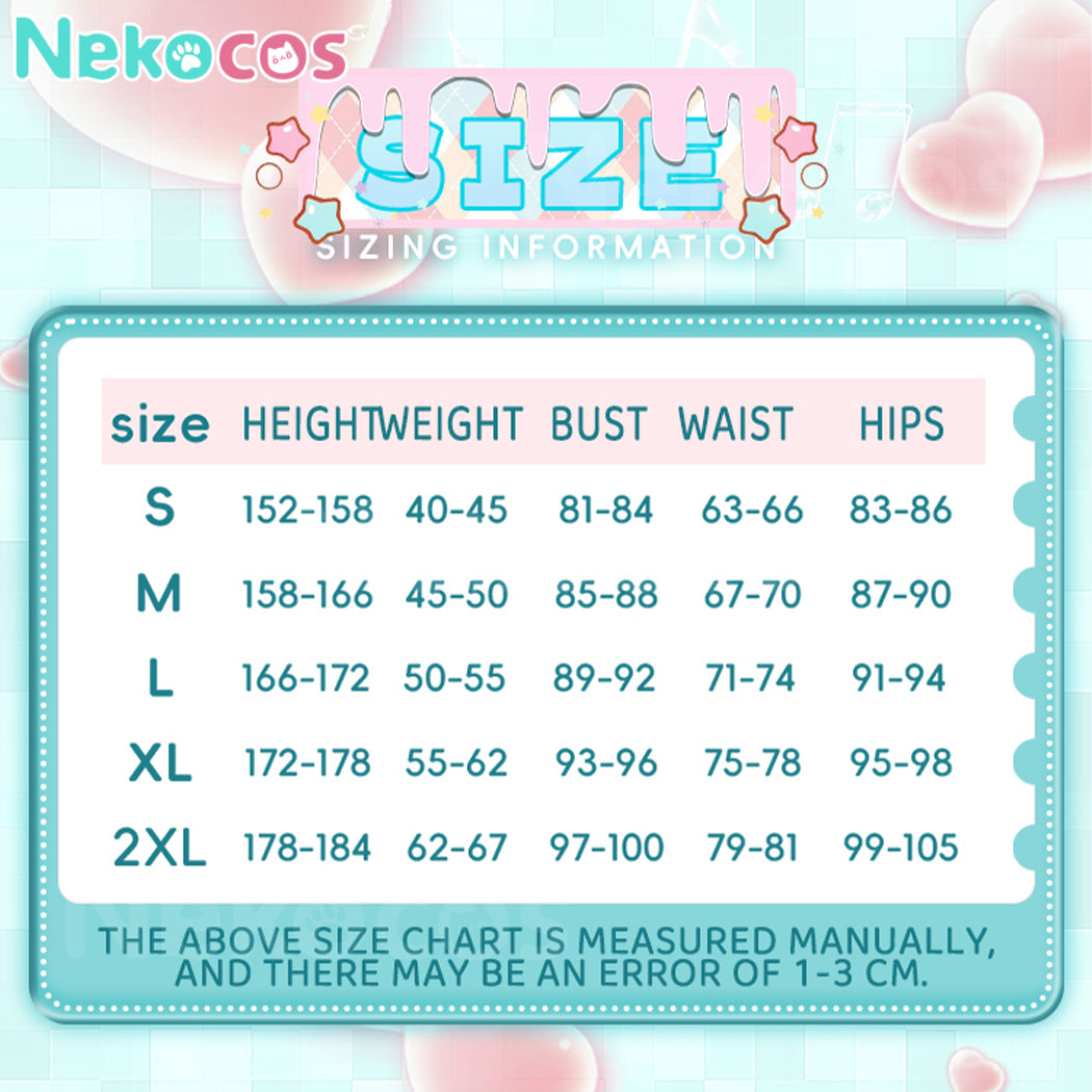 【Nekocos】Vocaloid Hatsune Miku Cosplay Hatsune Miku and Sanrio Collaboration Cosplay Costume Premium Edition | Pre-Sale
