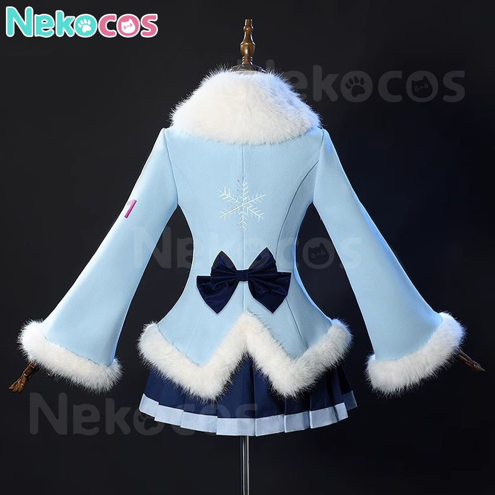 【Nekocos】Vocaloid Hatsune Miku Cosplay Snow Miku Cosplay Costume | Pre-Sale