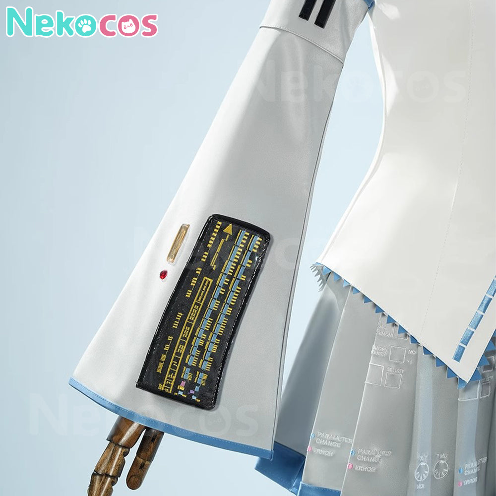 【Nekocos】Vocaloid Hatsune Miku Cosplay Snow Hatsune Cosplay Costume Premium Edition | In Stock