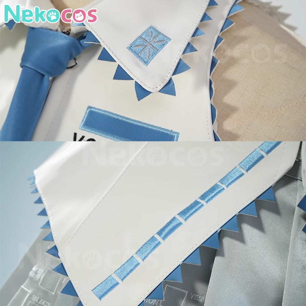 【Nekocos】Vocaloid Hatsune Miku Cosplay Snow Hatsune Cosplay Costume Premium Edition | In Stock