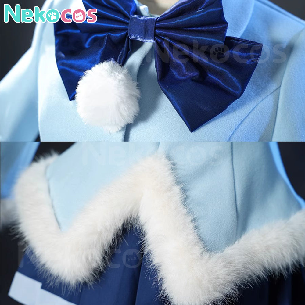 【Nekocos】Vocaloid Hatsune Miku Cosplay Snow Miku Cosplay Costume | Pre-Sale
