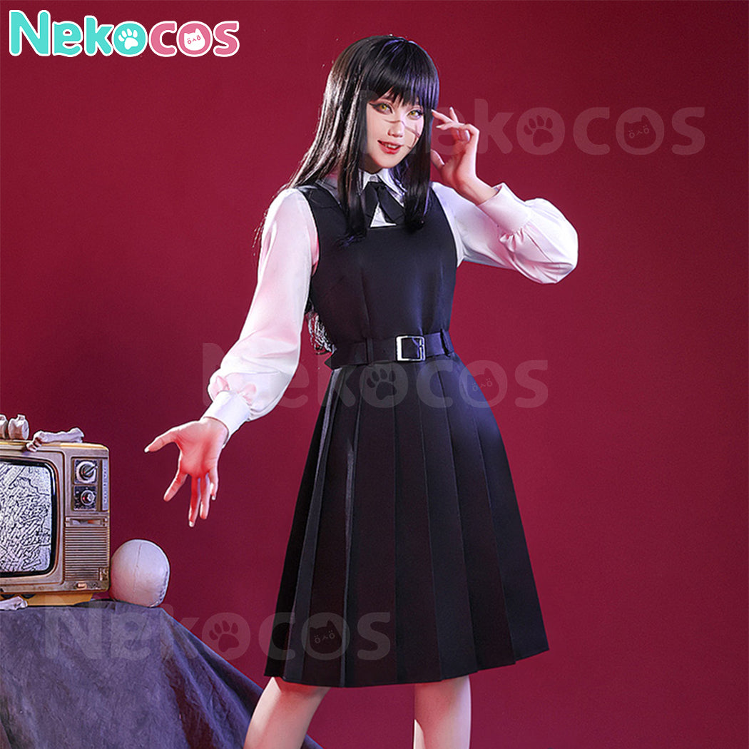 【Nekocos】Anime Chainsaw Man Cosplay Asa Mitaka Cosplay Costume Premium Edition | In Stock