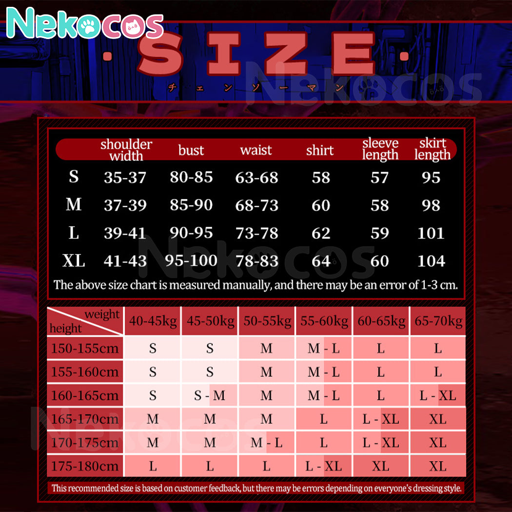 【Nekocos】Anime Chainsaw Man Cosplay Asa Mitaka Cosplay Costume Premium Edition | In Stock