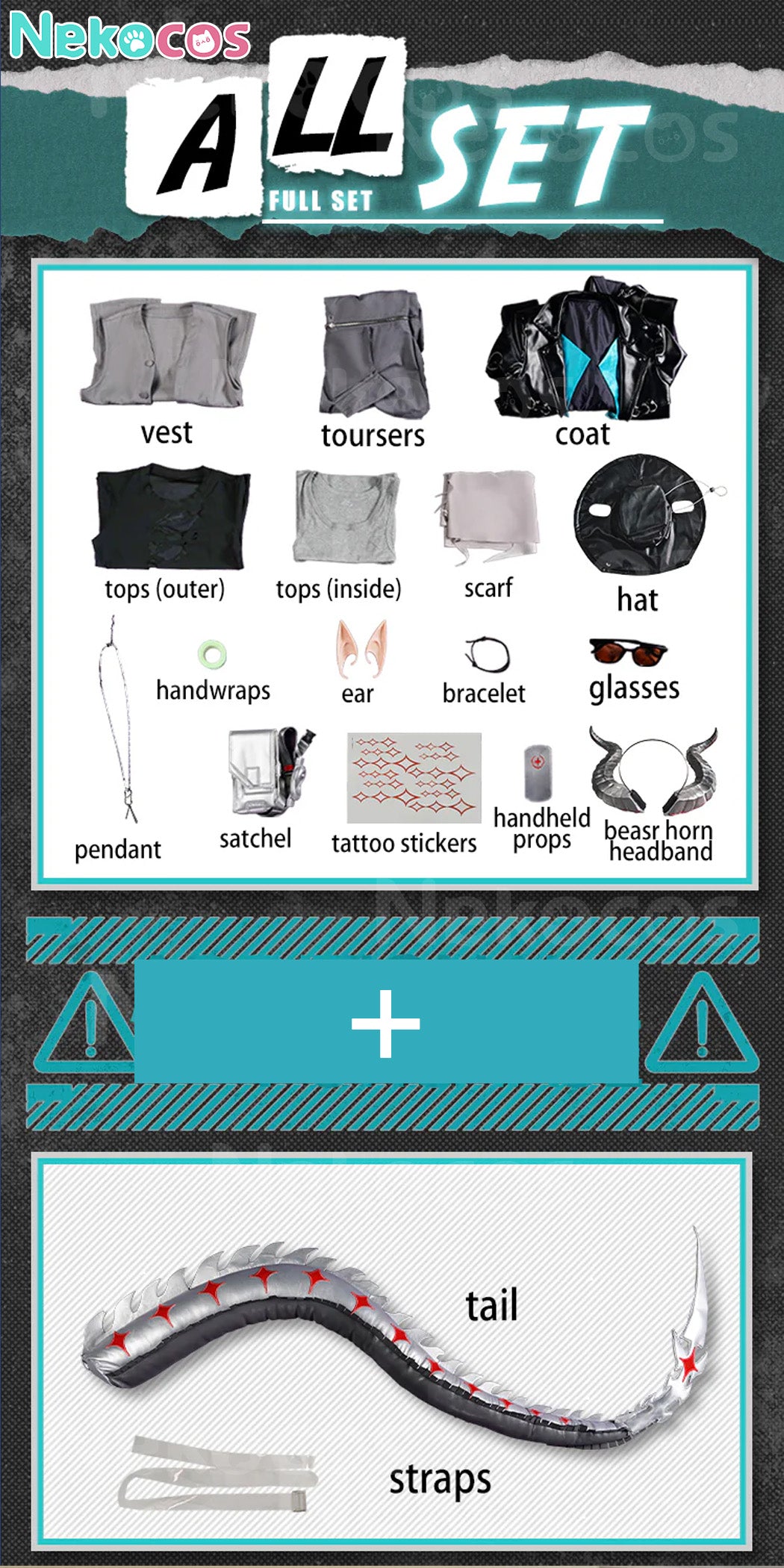 【Nekocos】Game Arknights Cosplay Mitm Cosplay Costume Premium Edition | In Stock